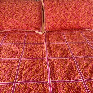 Lilly Pulitzer for Garnet Hill Full/Queen Comforter and Matching Pillow Shams